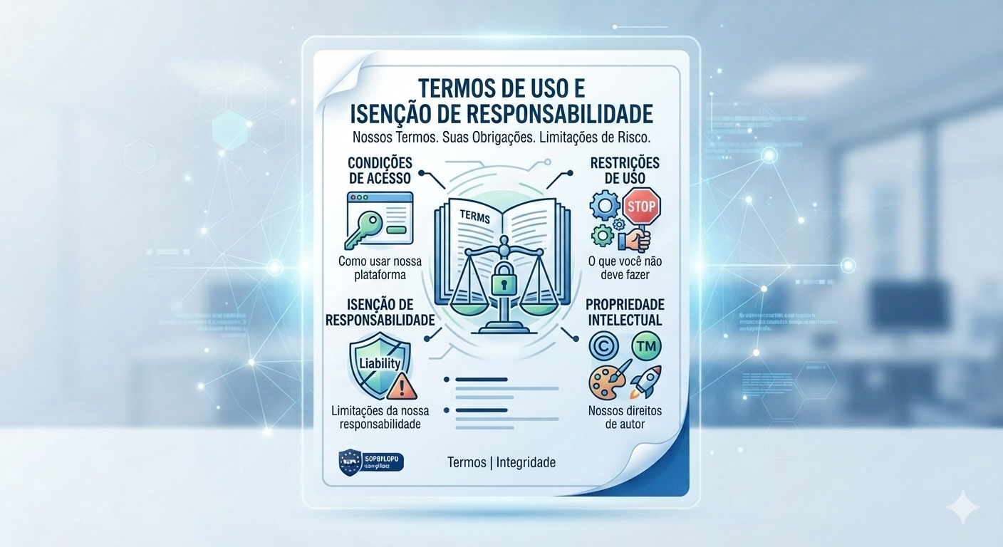 termos de uso e isenção de responsabilidade​